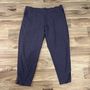 Athleta Brooklyn Textured Ankle Pant Leopard Medieval Size 18